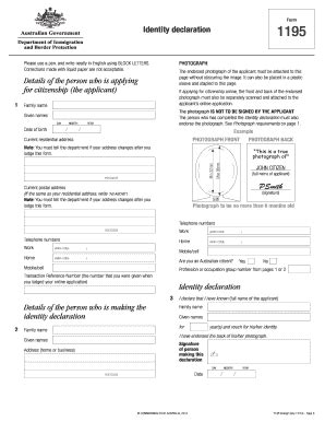 citizenship form 1195 download.